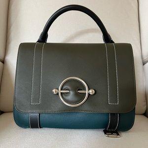 JW Anderson disc leather handbag